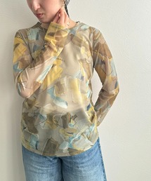LHELBIE | ラフペイントシアートップス(Tシャツ/カットソー)