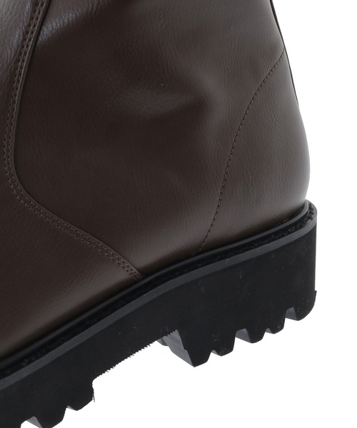 YECCA VECCA（イェッカヴェッカ）の「トラックソールブーツ（ブーツ・レディース・ブラウン/ブラック・22.5cm/23.5cm/24.5cm）」の13枚目の写真