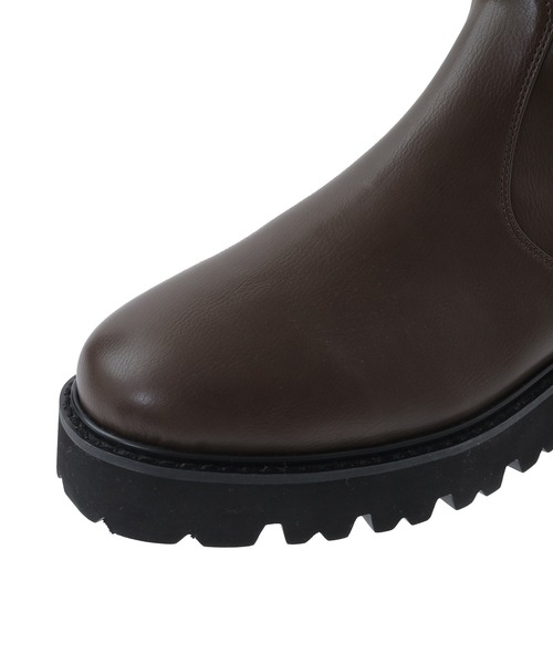 YECCA VECCA（イェッカヴェッカ）の「トラックソールブーツ（ブーツ・レディース・ブラウン/ブラック・22.5cm/23.5cm/24.5cm）」の14枚目の写真