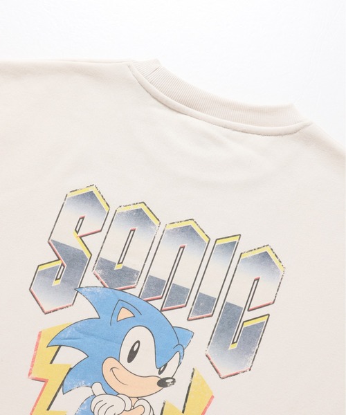 ALWAYS GOOD TIME(オルウェイズグッドタイム)の「【SONIC/ソニック】裏起毛ピグメント風プリントスウェット(スウェット・メンズ・ブラック系その他/アイボリー/ダークブルー/スミクロ・LARGE/MEDIUM)」の16枚目の写真