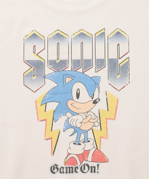 ALWAYS GOOD TIME(オルウェイズグッドタイム)の「【SONIC/ソニック】裏起毛ピグメント風プリントスウェット(スウェット・メンズ・ブラック系その他/アイボリー/ダークブルー/スミクロ・LARGE/MEDIUM)」の18枚目の写真