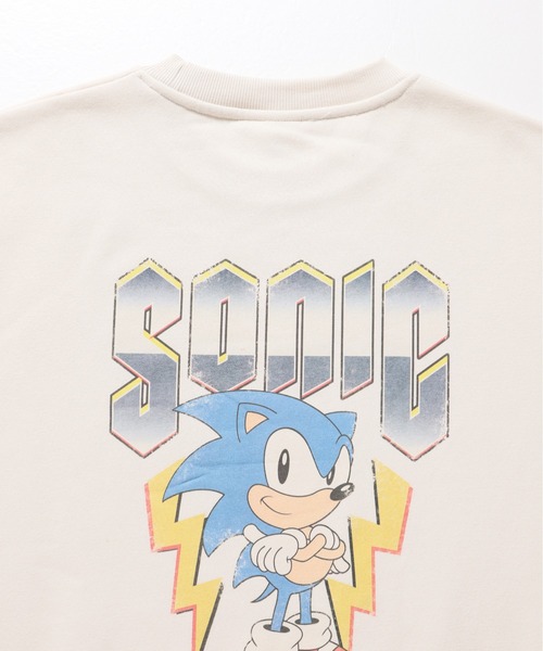 ALWAYS GOOD TIME(オルウェイズグッドタイム)の「【SONIC/ソニック】裏起毛ピグメント風プリントスウェット(スウェット・メンズ・ブラック系その他/アイボリー/ダークブルー/スミクロ・LARGE/MEDIUM)」の17枚目の写真