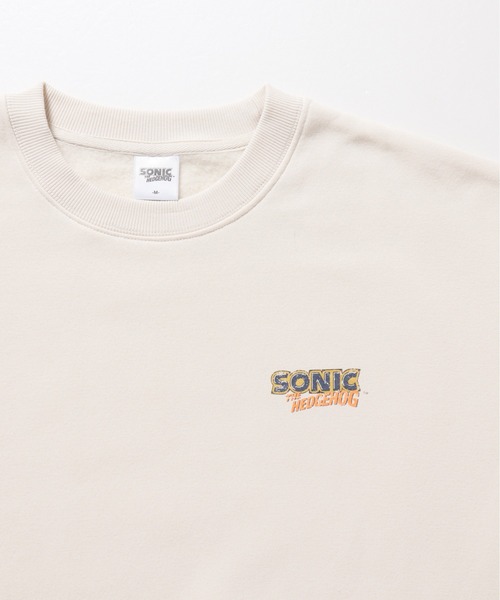 ALWAYS GOOD TIME(オルウェイズグッドタイム)の「【SONIC/ソニック】裏起毛ピグメント風プリントスウェット(スウェット・メンズ・ブラック系その他/アイボリー/ダークブルー/スミクロ・LARGE/MEDIUM)」の22枚目の写真