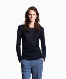 EMPORIO ARMANI | 【エンポリオ アルマーニ】カットソー ジャージー ツイスト(Tシャツ/カットソー)