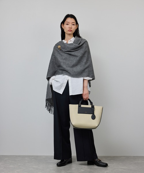 E'POR(エポール)の「【E'POR】【撥水加工・超軽量】 BOAT BAG Medium(トートバッグ・レディース・キナリ/ブラック・FREE)」の11枚目の写真