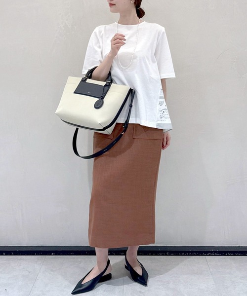 E'POR(エポール)の「【E'POR】【撥水加工・超軽量】 BOAT BAG Medium(トートバッグ・レディース・キナリ/ブラック・FREE)」の13枚目の写真