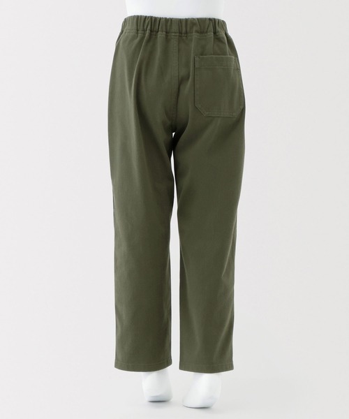 無印良品（ムジルシリョウヒン）の「キッズ　縦横ストレッチヘリンボーンベイカーパンツ（その他パンツ・キッズ・ダークグリーン/ブラック・120/110/150/140/130）」の5枚目の写真