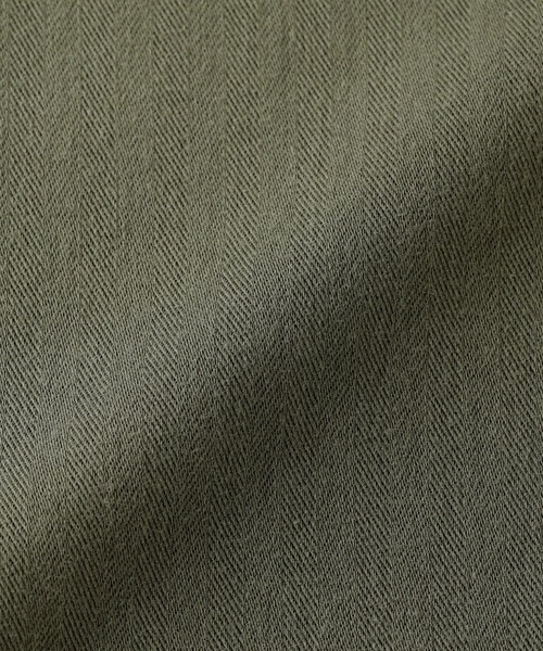 無印良品（ムジルシリョウヒン）の「キッズ　縦横ストレッチヘリンボーンベイカーパンツ（その他パンツ・キッズ・ダークグリーン/ブラック・120/110/150/140/130）」の8枚目の写真