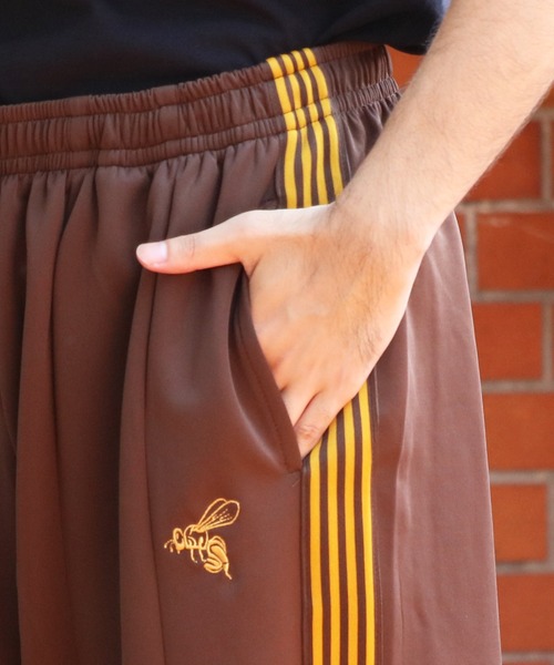 ８(eight)（エイト）の「ハチ刺繍入りバルーンパンツ（スウェットパンツ・メンズ・ブラック/アイボリー/ブラウン・MEDIUM/LARGE）」の12枚目の写真