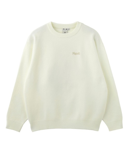 セール】FACE EMBROIDERY KNIT TOP（ニット/セーター）｜X-girl