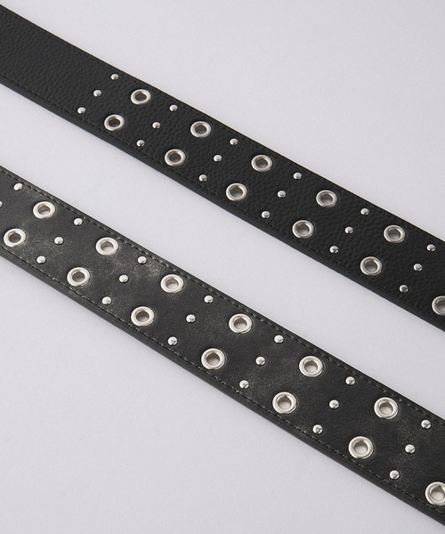 Alex アレックス EXPRESS JAPAN エクスプレスジャパン ベルト セール】【Alfred Alex】ビッグバックルダブルピンスタッズアイレット