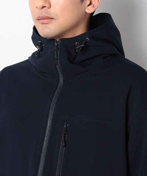 Grand PARK（グランドパーク）の「圧縮マイクロジップフードブルゾン（ブルゾン・メンズ・ネイビー/ブラック・MEDIUM/LARGE）」の4枚目の写真