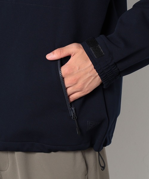 Grand PARK（グランドパーク）の「圧縮マイクロジップフードブルゾン（ブルゾン・メンズ・ネイビー/ブラック・MEDIUM/LARGE）」の7枚目の写真