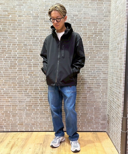 Grand PARK(グランドパーク)の「圧縮マイクロジップフードブルゾン(ブルゾン・メンズ・ネイビー/ブラック・MEDIUM/LARGE)」の21枚目の写真