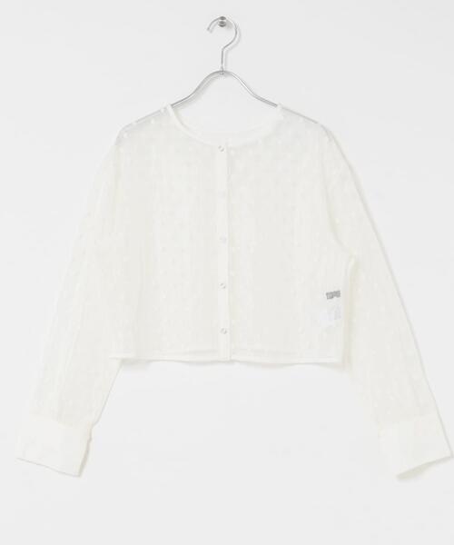 URBAN RESEARCH ROSSO WOMEN(アーバンリサーチ ロッソ)の「シアーメッシュドットプルオーバー(その他トップス・レディース・オフホワイト/ブラック・FREE)」の11枚目の写真