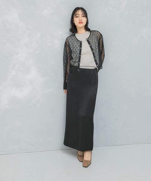URBAN RESEARCH ROSSO WOMEN(アーバンリサーチ ロッソ)の「シアーメッシュドットプルオーバー(その他トップス・レディース・オフホワイト/ブラック・FREE)」の13枚目の写真