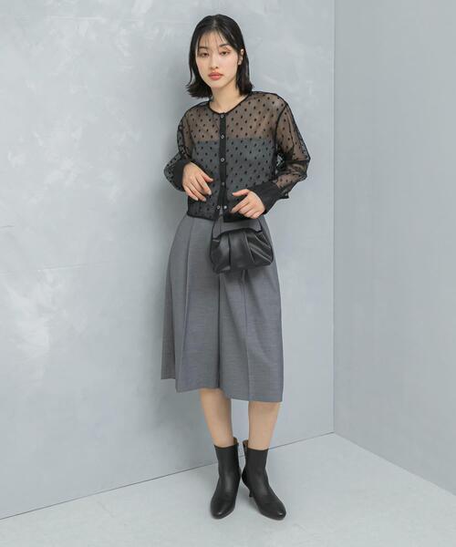 URBAN RESEARCH ROSSO WOMEN(アーバンリサーチ ロッソ)の「シアーメッシュドットプルオーバー(その他トップス・レディース・オフホワイト/ブラック・FREE)」の14枚目の写真