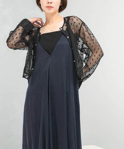 URBAN RESEARCH ROSSO WOMEN(アーバンリサーチ ロッソ)の「シアーメッシュドットプルオーバー(その他トップス・レディース・オフホワイト/ブラック・FREE)」の15枚目の写真