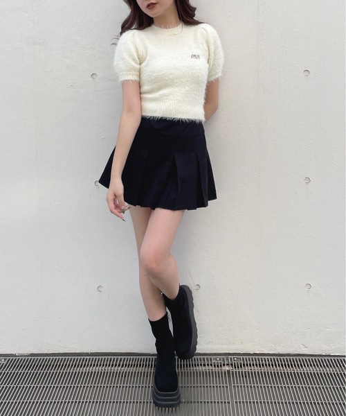 one way（ワンウェイ）の「ボックスプリーツスカート（スカート・レディース・ブラック/ブラウン系その他/ブラック系その他/グレー・FREE）」の13枚目の写真