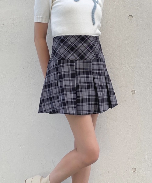 one way（ワンウェイ）の「ボックスプリーツスカート（スカート・レディース・ブラック/ブラウン系その他/ブラック系その他/グレー・FREE）」の15枚目の写真