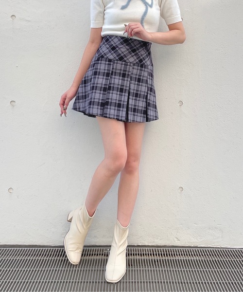 one way（ワンウェイ）の「ボックスプリーツスカート（スカート・レディース・ブラック/ブラウン系その他/ブラック系その他/グレー・FREE）」の16枚目の写真