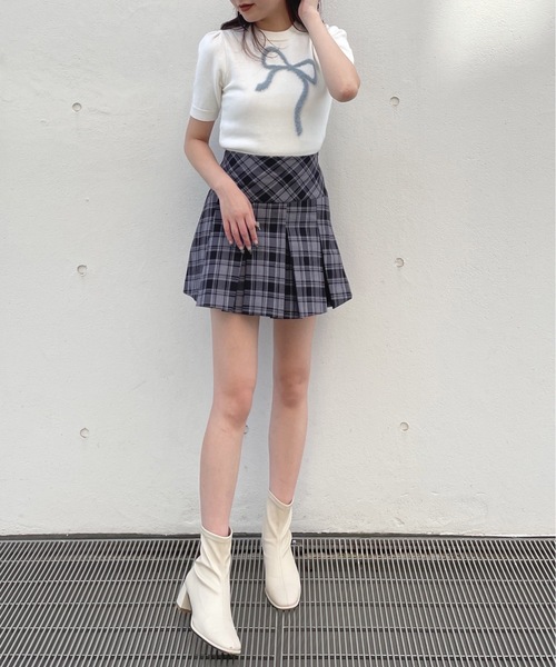 one way（ワンウェイ）の「ボックスプリーツスカート（スカート・レディース・ブラック/ブラウン系その他/ブラック系その他/グレー・FREE）」の22枚目の写真