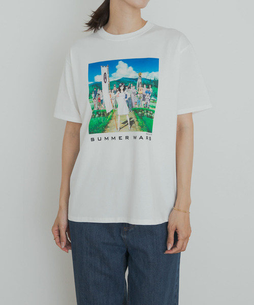 URBAN RESEARCH DOORS(アーバンリサーチドアーズ)の「アニメーション映画「サマーウォーズ」プリントTシャツ(Tシャツ/カットソー・レディース・その他1/その他2/その他3・MEDIUM)」の13枚目の写真