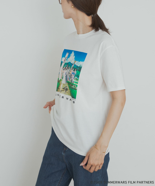 URBAN RESEARCH DOORS(アーバンリサーチドアーズ)の「アニメーション映画「サマーウォーズ」プリントTシャツ(Tシャツ/カットソー・レディース・その他1/その他2/その他3・MEDIUM)」の15枚目の写真