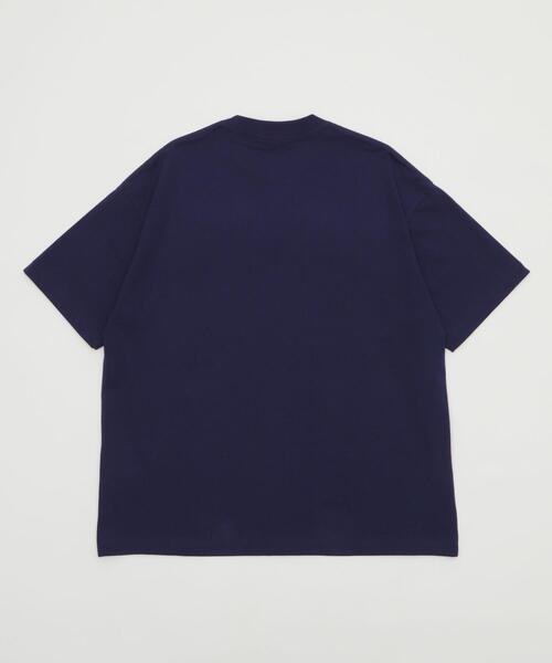 LTR DEPTH（レイターデプス）の「LTR DEPTH/チェックカレッジグラフィックT（Tシャツ/カットソー・メンズ・ホワイト/ネイビー・MEDIUM/LARGE）」の5枚目の写真