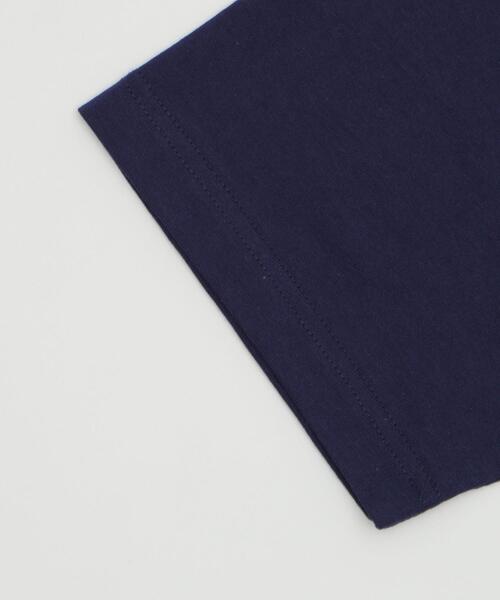 LTR DEPTH（レイターデプス）の「LTR DEPTH/チェックカレッジグラフィックT（Tシャツ/カットソー・メンズ・ホワイト/ネイビー・MEDIUM/LARGE）」の8枚目の写真