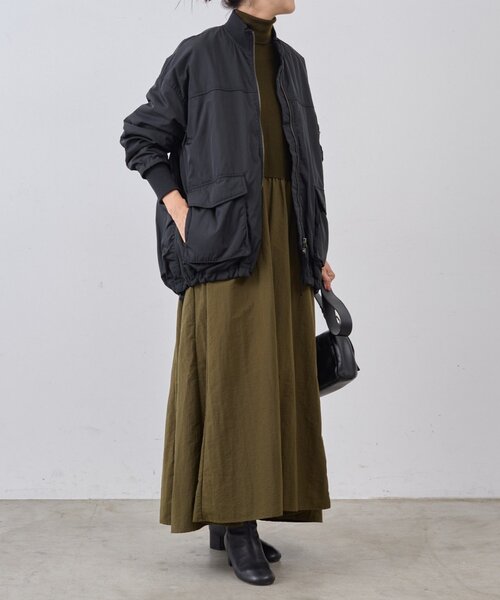 ニットコンビギャザーワンピース（ワンピース）｜BEARDSLEY