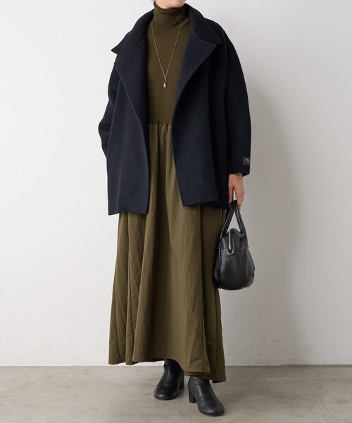 ニットコンビギャザーワンピース（ワンピース）｜BEARDSLEY