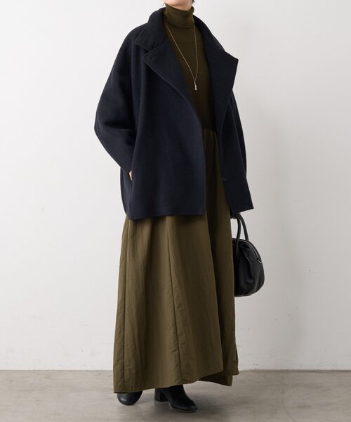 ニットコンビギャザーワンピース（ワンピース）｜BEARDSLEY