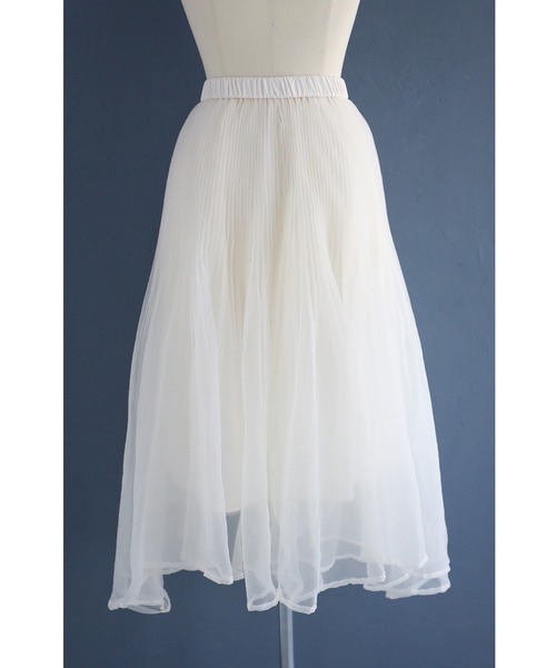 cawaii(カワイイ)の「優雅に舞う立体チュールスカート(スカート・レディース・ブラック/アイボリー・FREE)」の14枚目の写真