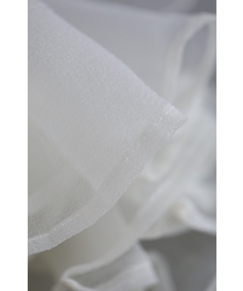 cawaii(カワイイ)の「優雅に舞う立体チュールスカート(スカート・レディース・ブラック/アイボリー・FREE)」の13枚目の写真