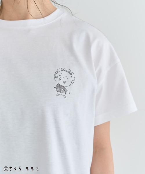 CRAFT STANDARD BOUTIQUE（クラフトスタンダードブティック）の「COJI‐COJI / プリントTシャツ（Tシャツ/カットソー・レディース・チャコールグレー/ホワイト/ブラウン・FREE）」の13枚目の写真