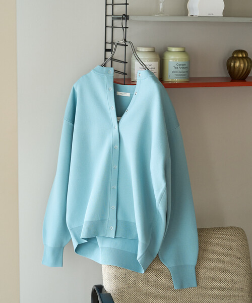 FREAK'S STORE(フリークスストア)の「限定展開 スナップ ボタン ニット カーディガン(カーディガン/ボレロ・レディース・ベージュ/レッド/ブラウン/ブラック/グレー/ブルー/オフホワイト・フリ-)」の6枚目の写真