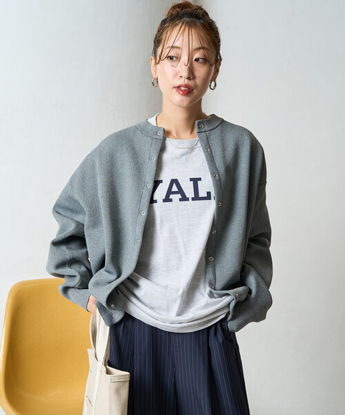 FREAK'S STORE(フリークスストア)の「限定展開 スナップ ボタン ニット カーディガン(カーディガン/ボレロ・レディース・ベージュ/レッド/ブラウン/ブラック/グレー/ブルー/オフホワイト・フリ-)」の19枚目の写真