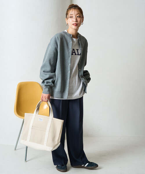 FREAK'S STORE(フリークスストア)の「限定展開 スナップ ボタン ニット カーディガン(カーディガン/ボレロ・レディース・ベージュ/レッド/ブラウン/ブラック/グレー/ブルー/オフホワイト・フリ-)」の20枚目の写真