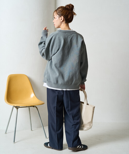 セール】限定展開 スナップ ボタン ニット カーディガン（カーディガン