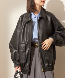 journal standard L'essage | シンセティックレザーブルゾン(その他アウター)