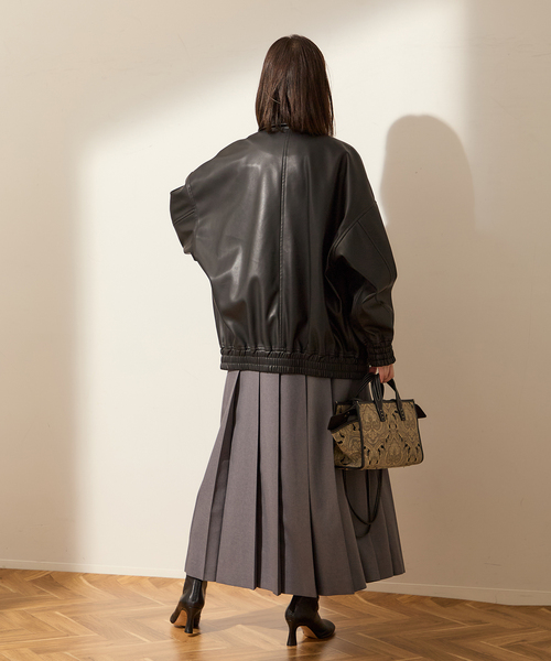 シンセティックレザーブルゾン（その他アウター）｜journal standard L