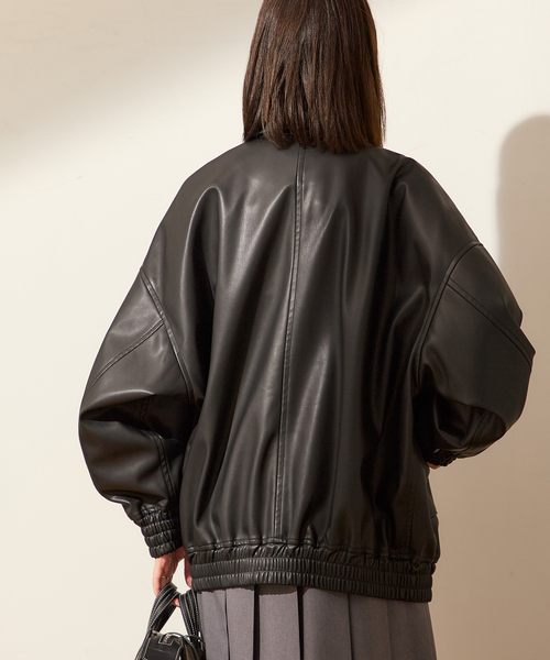 シンセティックレザーブルゾン（その他アウター）｜journal standard L