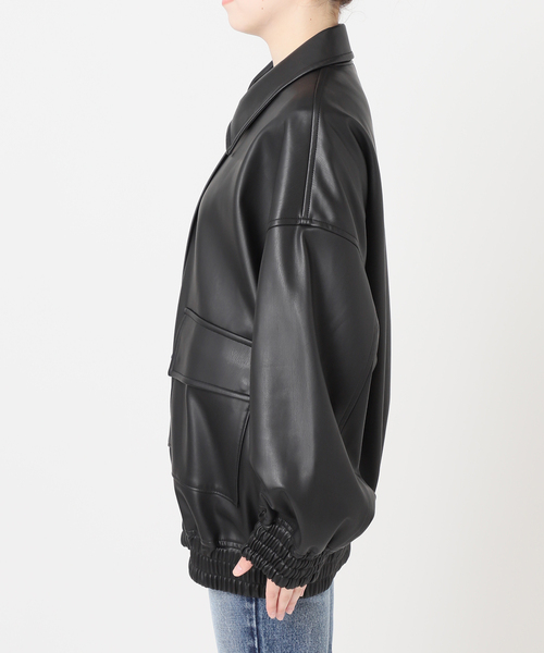 セール】シンセティックレザーブルゾン（その他アウター）｜journal