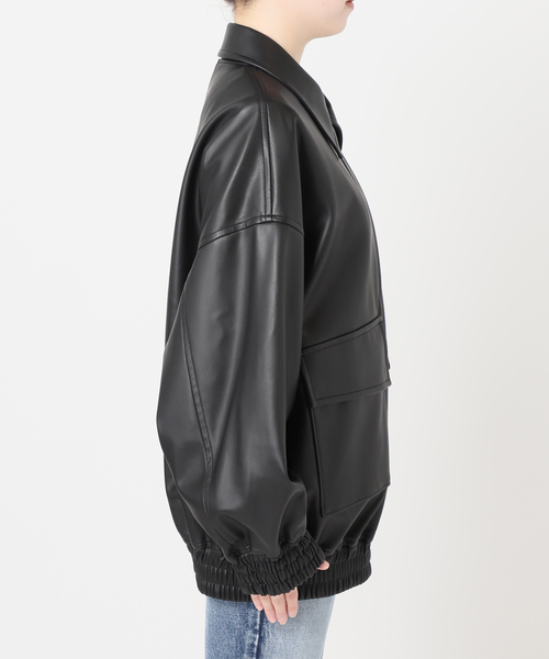 シンセティックレザーブルゾン（その他アウター）｜journal standard L