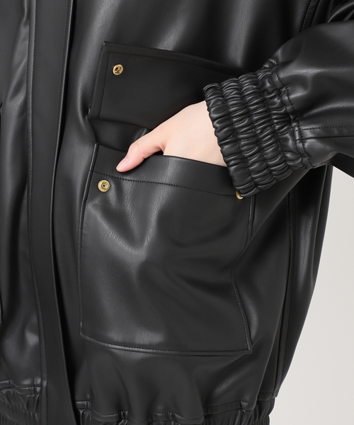 シンセティックレザーブルゾン（その他アウター）｜journal standard L