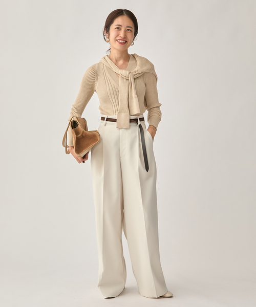 SLOWOOL Vネック プルオーバー（ニット/セーター）｜VERMEIL par iena