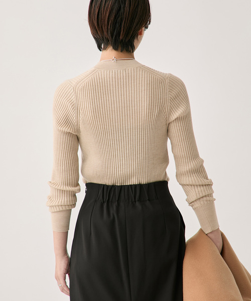 SLOWOOL Vネック プルオーバー（ニット/セーター）｜VERMEIL par iena