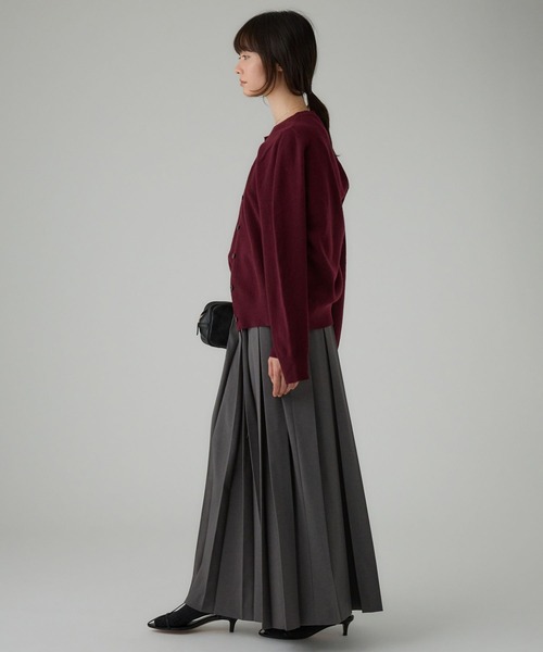 BABYLONE（バビロン）の「 ウォッシャブルウールプルオーバー（ニット/セーター・レディース・ライトグレー/ボルドー/チャコール・フリー）」の18枚目の写真