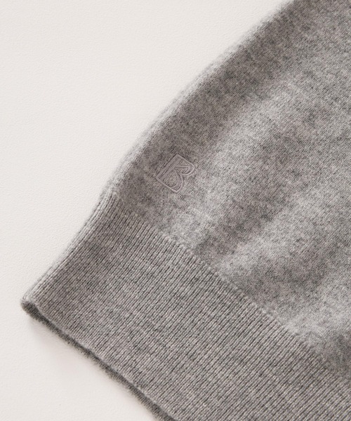 BABYLONE（バビロン）の「 ウォッシャブルウールプルオーバー（ニット/セーター・レディース・ライトグレー/ボルドー/チャコール・フリー）」の7枚目の写真